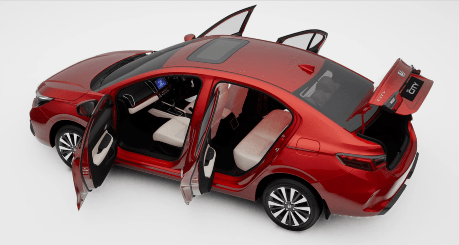 Honda city door open