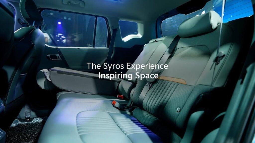 Kia Syros Rear Seats