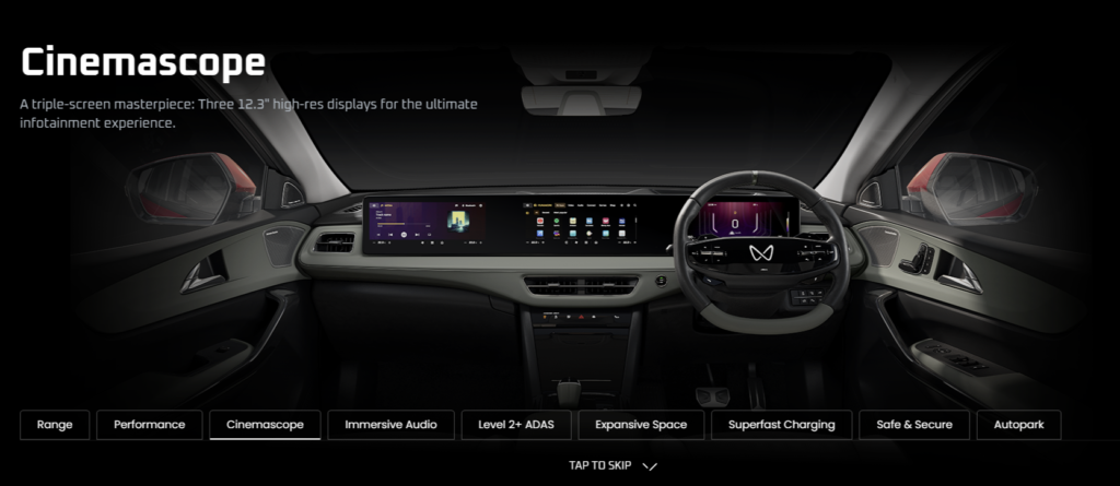Mahindra BE6 Interior